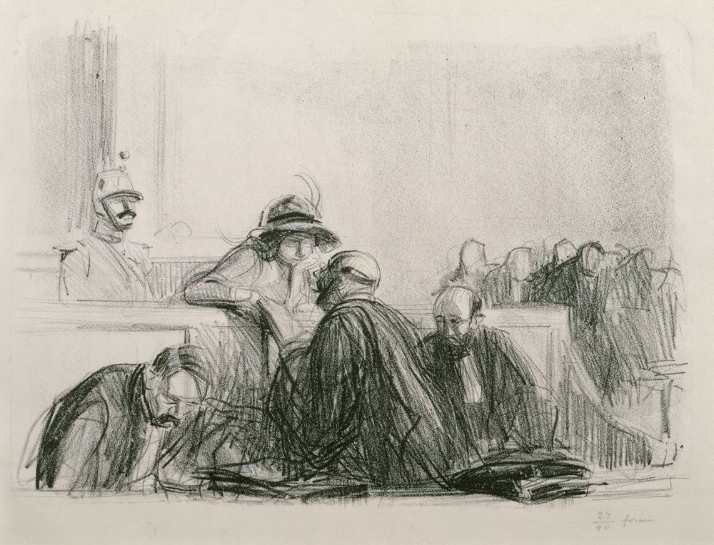 Het advies van de advocaat door Jean-Louis Forain