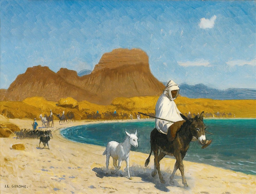 Golf van Akaba door Jean Leon Gerome