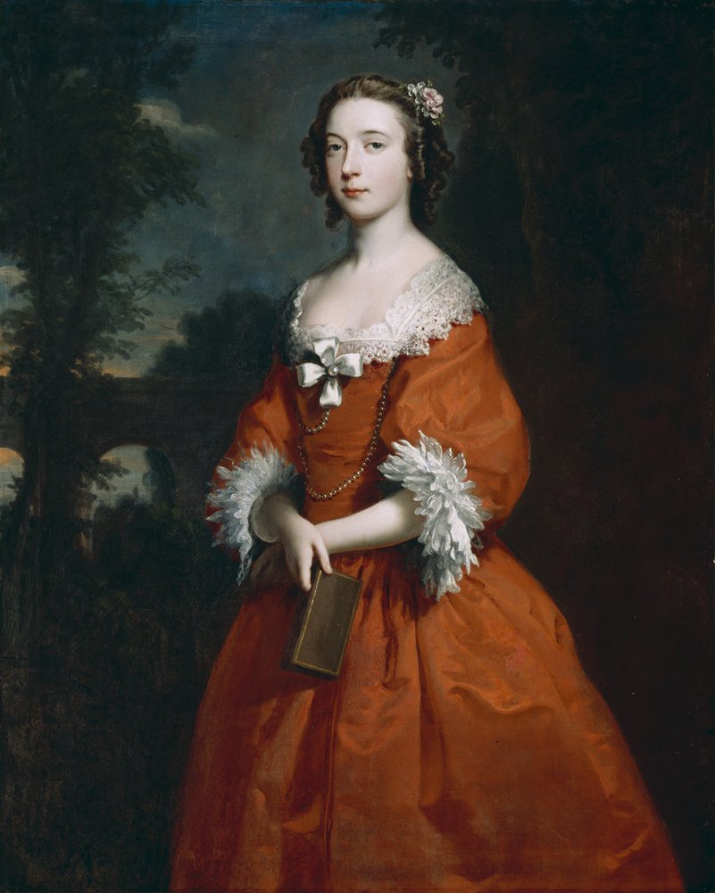 Miss Hamilton door Joseph Highmore