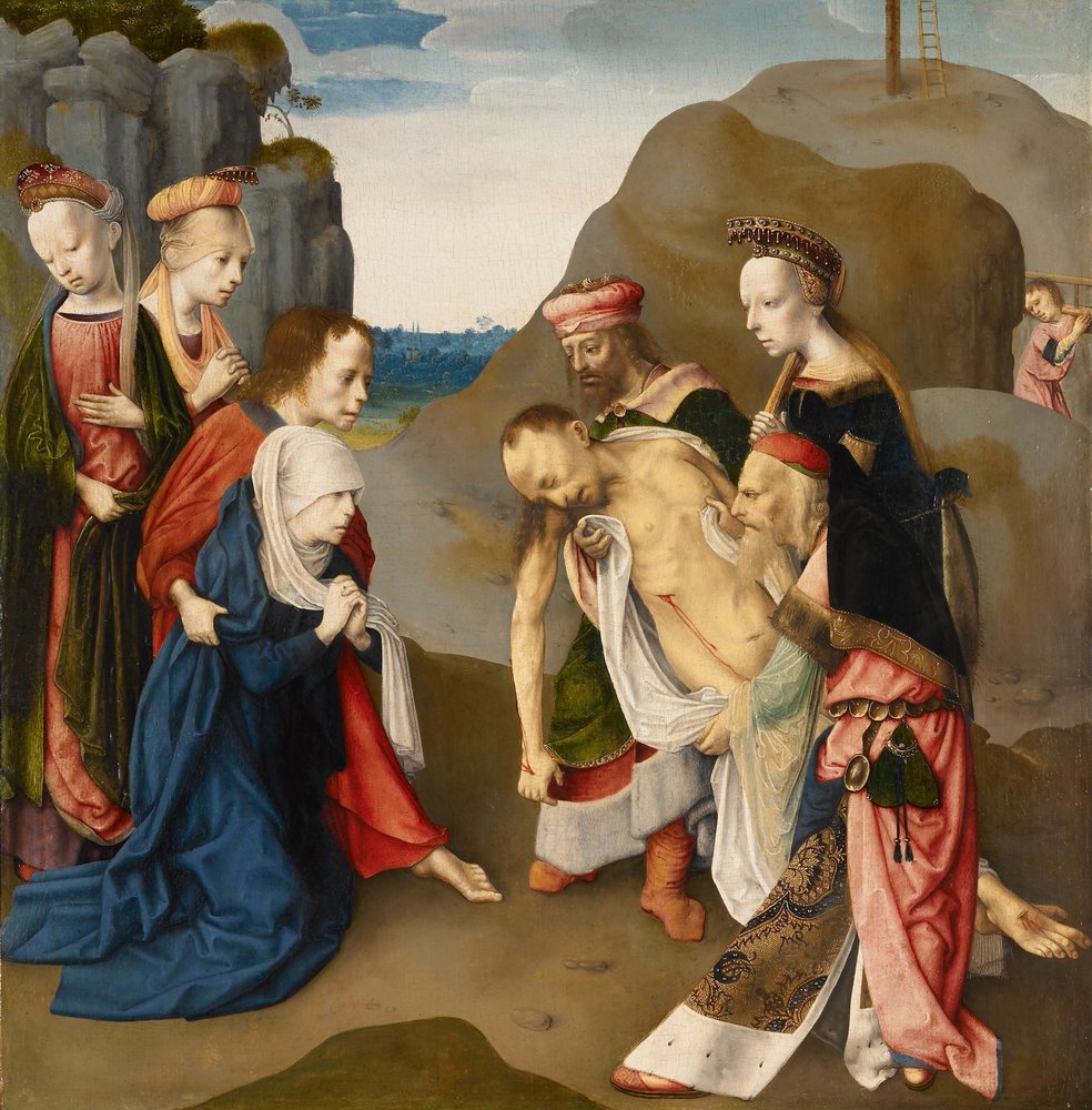 Rouw over de Dode Christus | Kunstafdruk