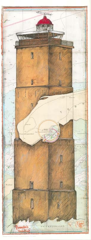 Brandaris / Terschelling / Nederland door Ole West