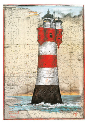 De mooie Roter Sand-toren door Ole West