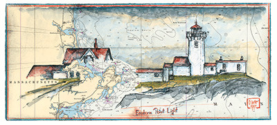 Vuurtoren van Eastern Point door Ole West