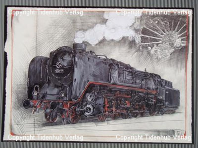 Locomotief 45011 door Ole West