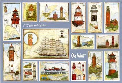 Sierblad van de Oostzeekust door Ole West