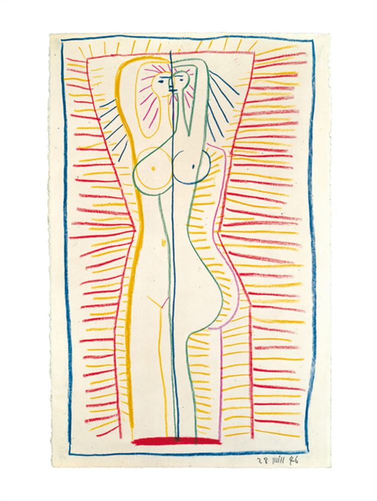 Staand vrouwelijk naakt II, 1946 door Pablo Picasso