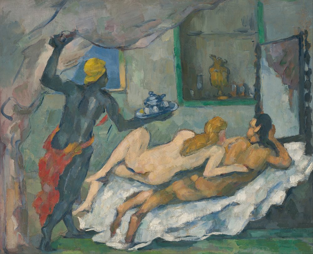 De middag in Napels door Paul Cézanne