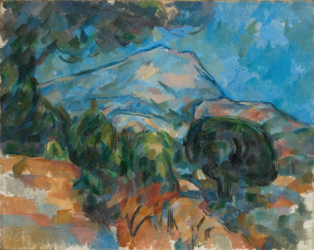 Mont Sainte-Victoire, ca. 1904 door Paul Cézanne