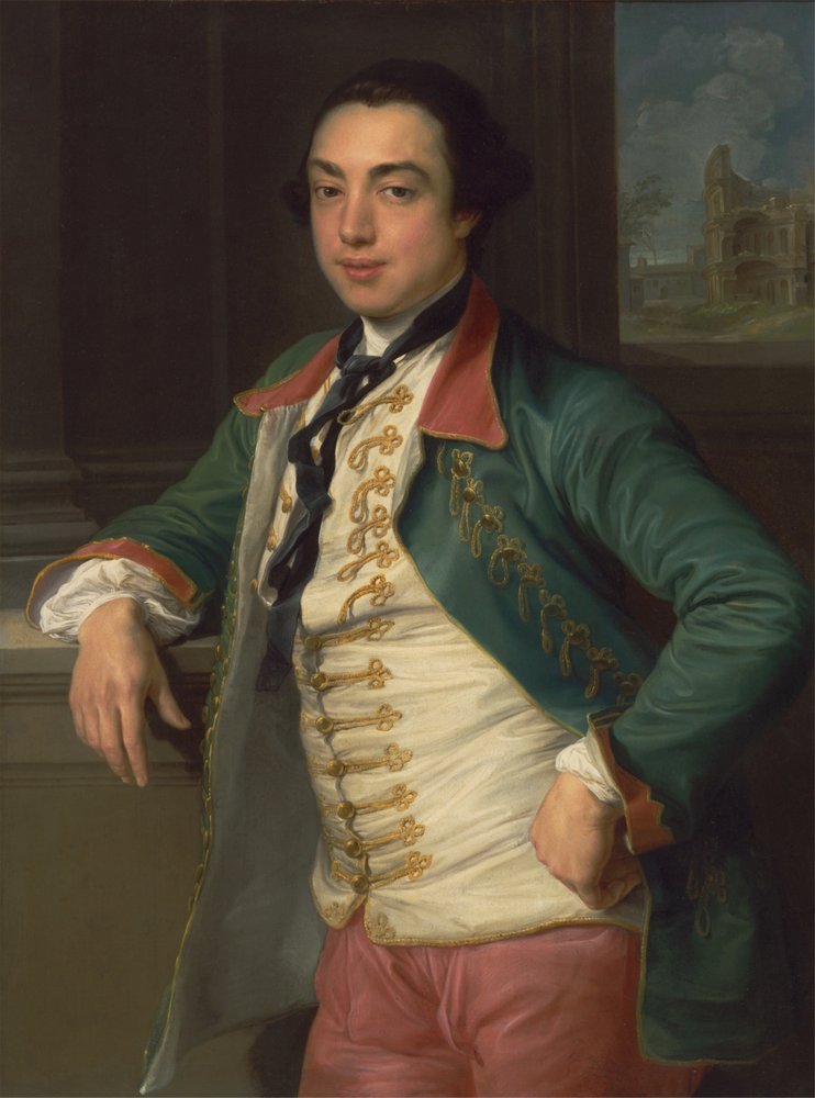 James Caulfeild, 4e Burggraaf Charlemont (Later 1e Graaf van Charlemont) door Pompeo Girolamo Batoni