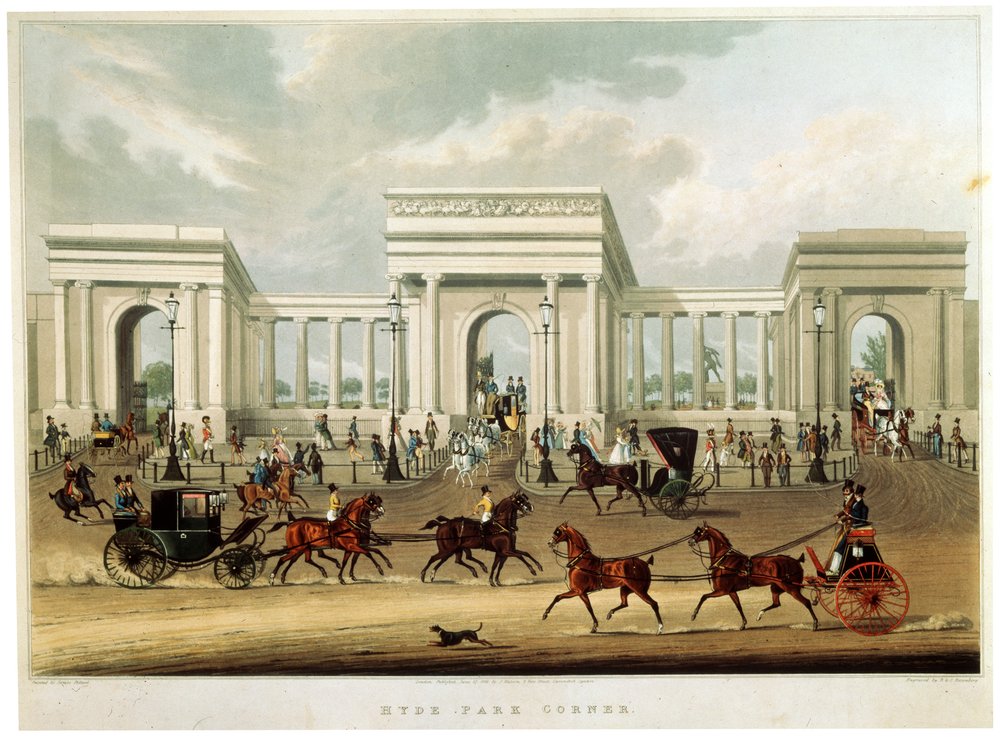 Hyde Park Corner door Richard Rosenberg