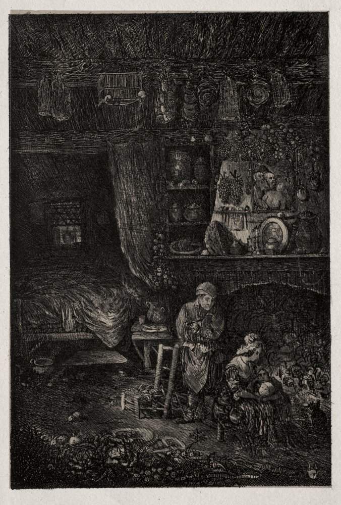 Vlaams interieur door Rodolphe Bresdin