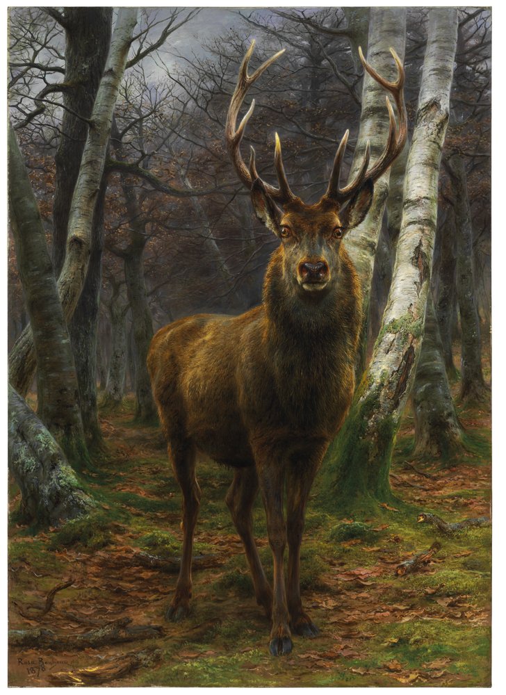 Koning van het woud, 1878 door Rosa Bonheur