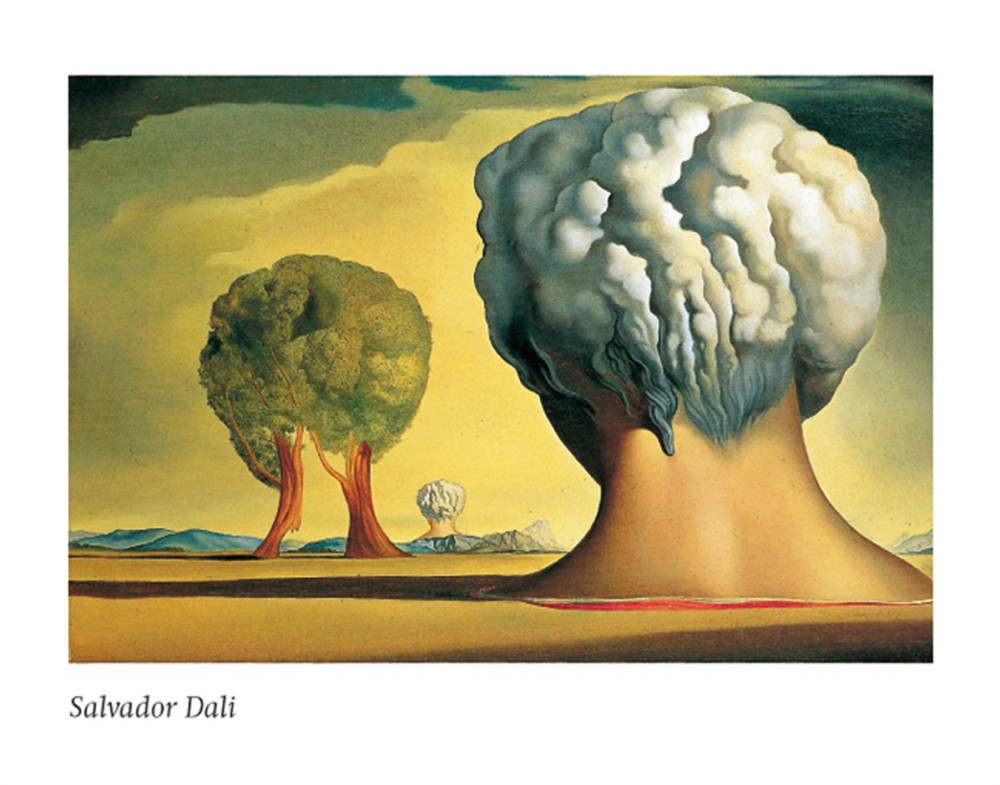 De drie sfinxen door Salvador Dali