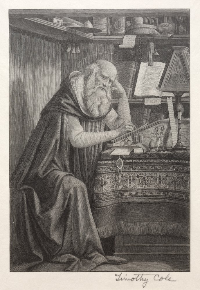 Oude Italiaanse Meesters: St. Hiëronymus, 1888-1892 door Timothy Cole