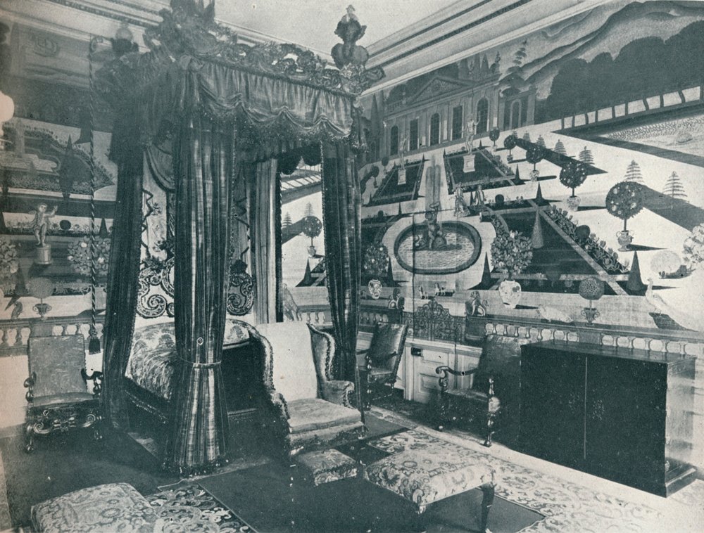 Groene Fluwelen Kamer, Stoke Edith, ca. 1909 door Unbekannt