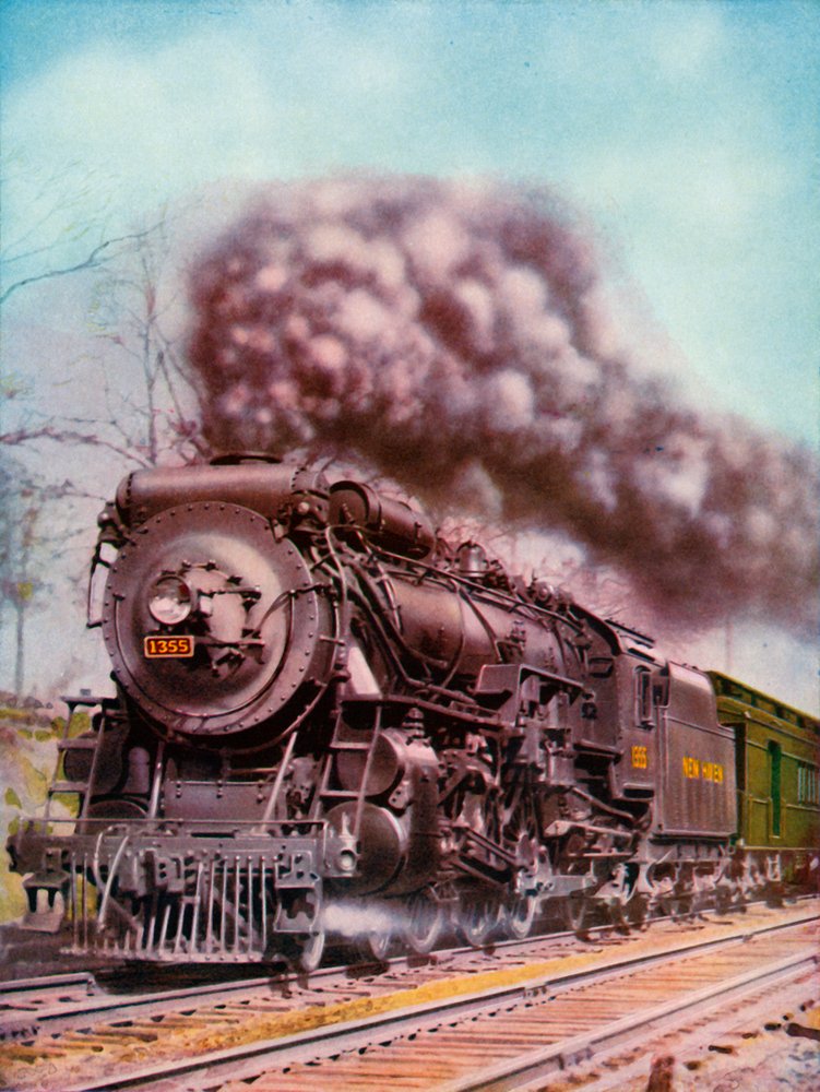 Op de New York, New Haven, en Hartford Railroad door Unbekannt