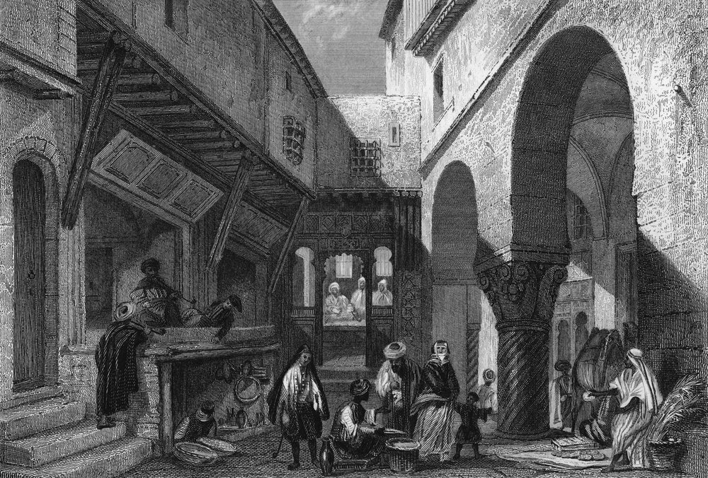 Winkel in Algiers door Unknown artist