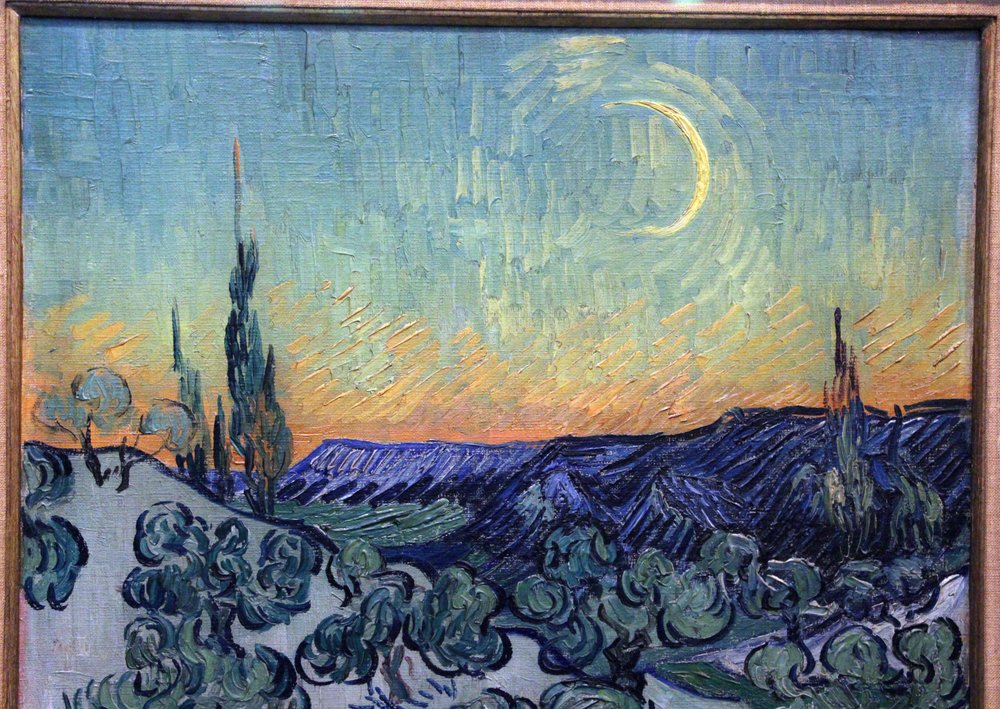Wandeling in de schemering door Vincent van Gogh