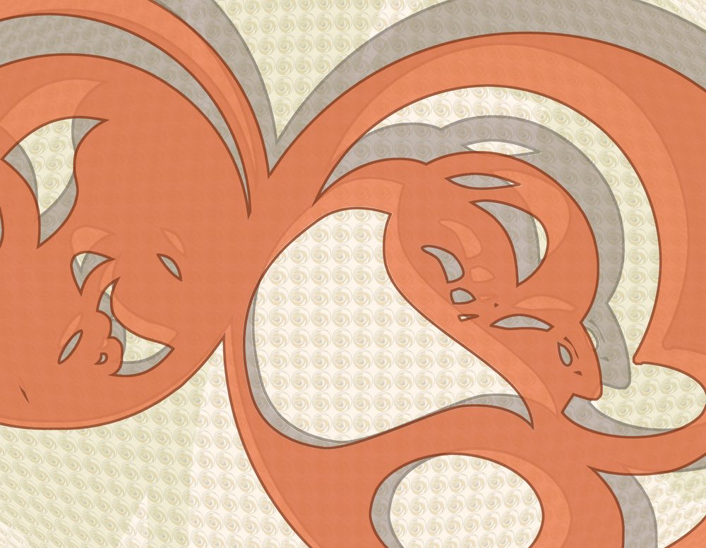 Vloeiende abstracte rondingen door Alejandra Winkhaus