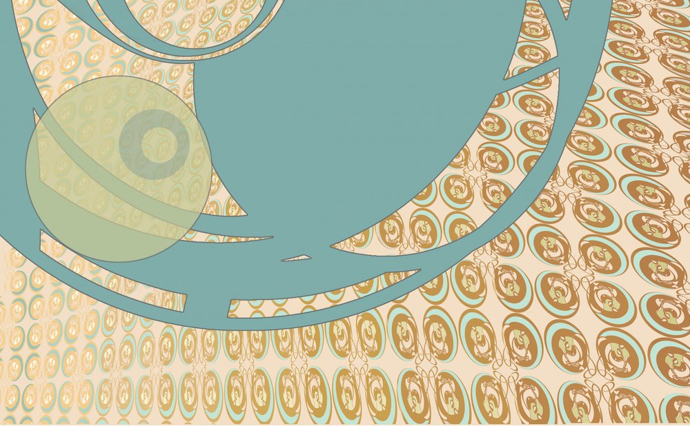 Vloeiende geometrische curven door Alejandra Winkhaus