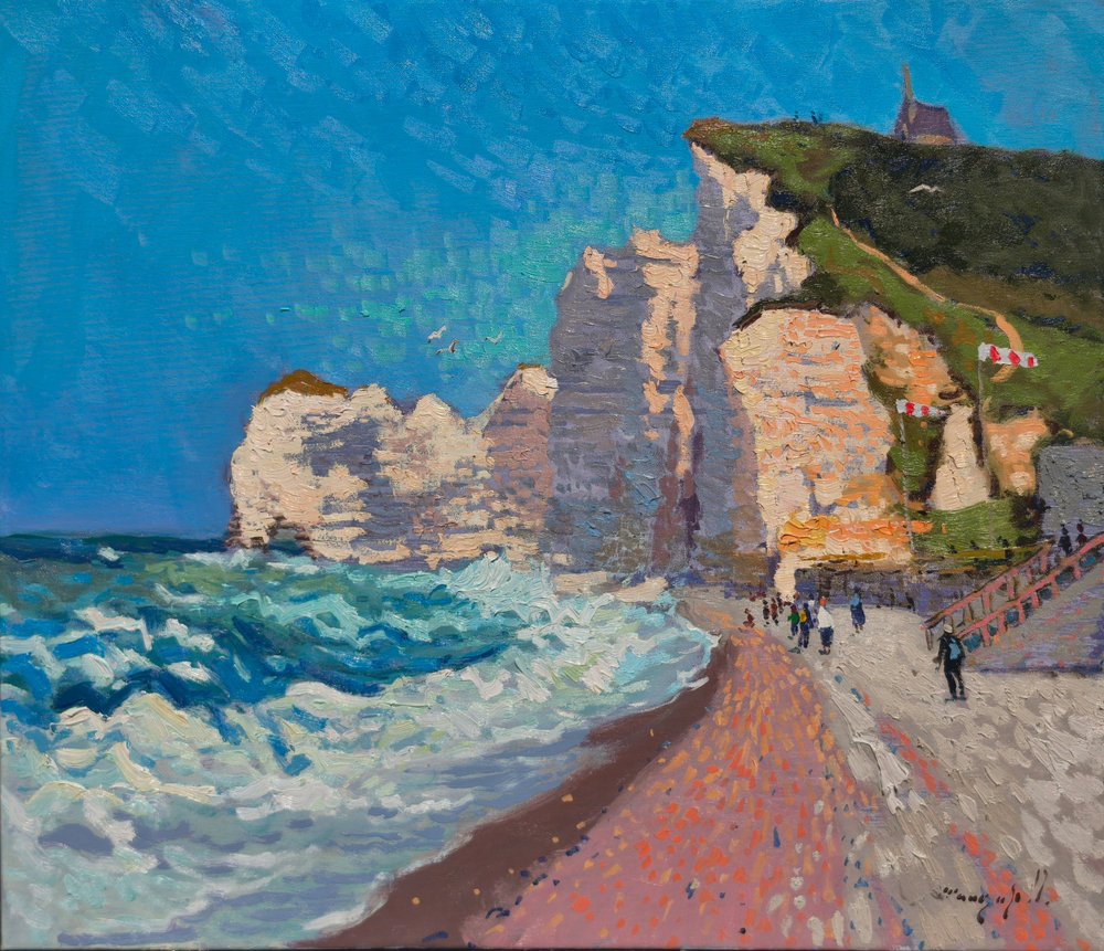 De kliffen van Etretat door Alexander Shandor