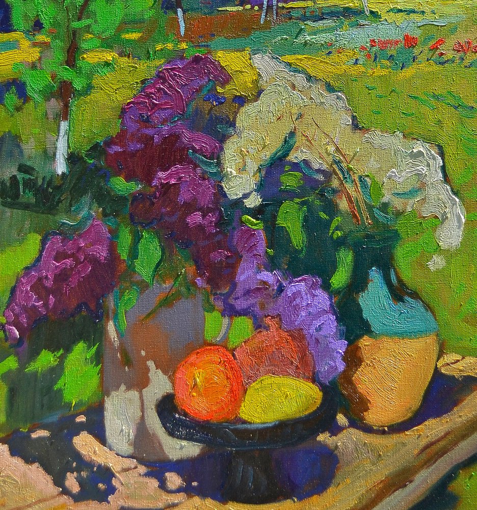 Zonovergoten seringen en fruit door Alexander Shandor
