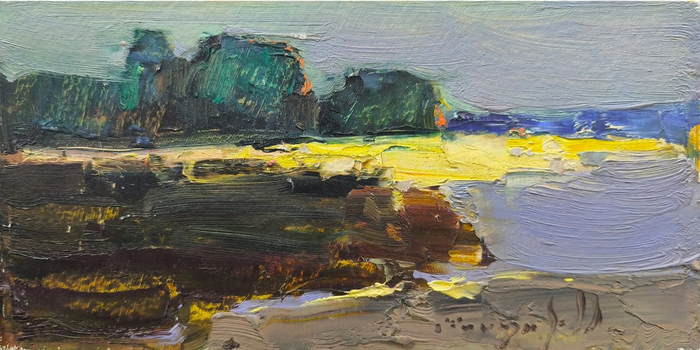 Levendig abstract landschap door Alexander Shandor