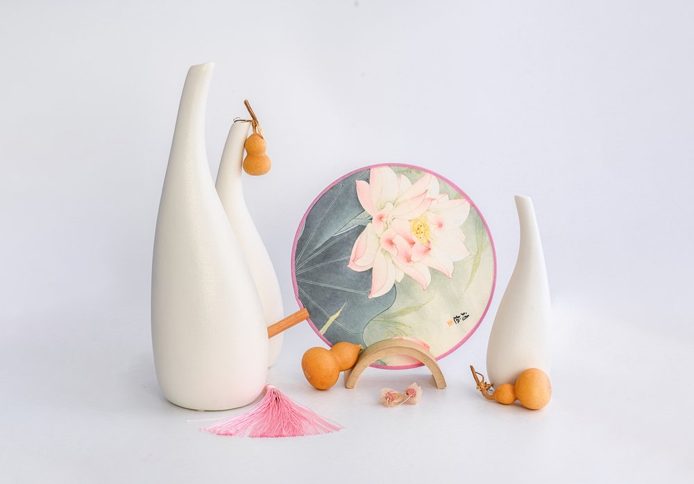 Aziatisch harmonieus stilleven door Alice Sheng