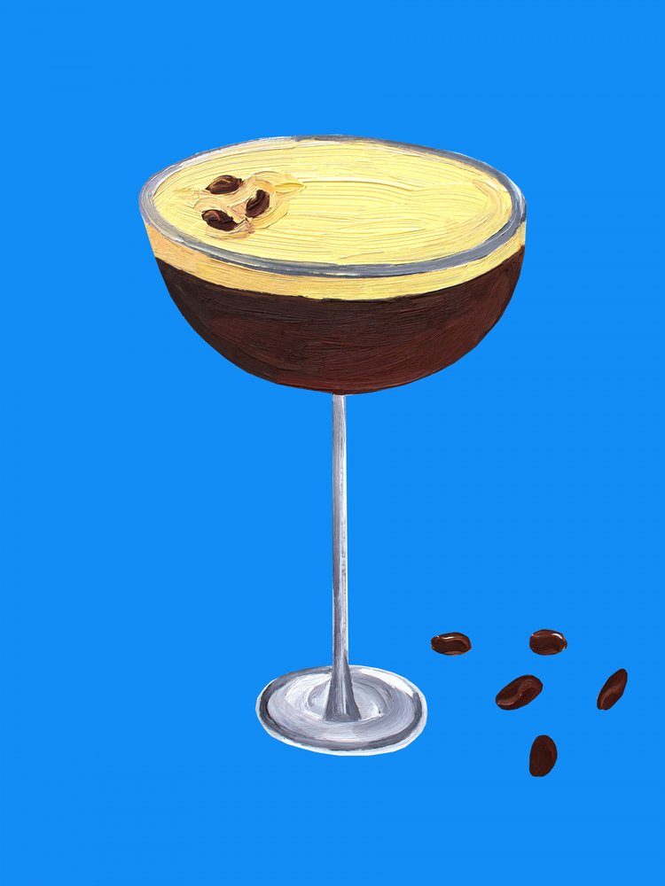 Espresso Martini Blue door Alice Straker