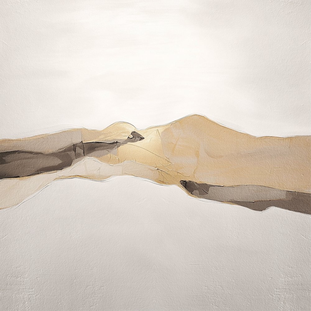 Abstracte duinlandschap door Alma