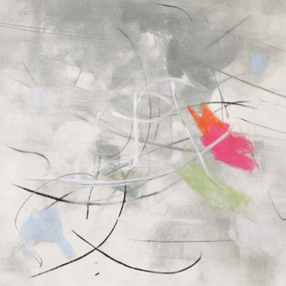 Kleurrijke abstracte stroming door Alma