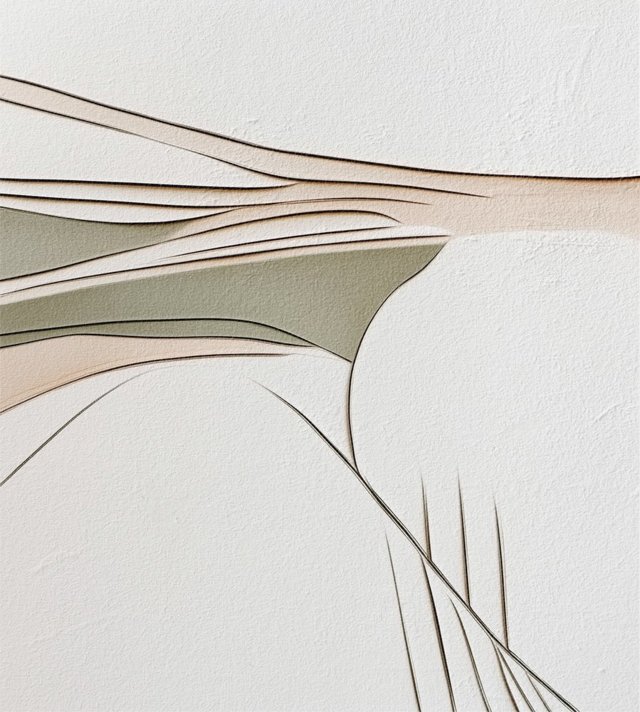 Vloeiende abstracte lijnen door Alma