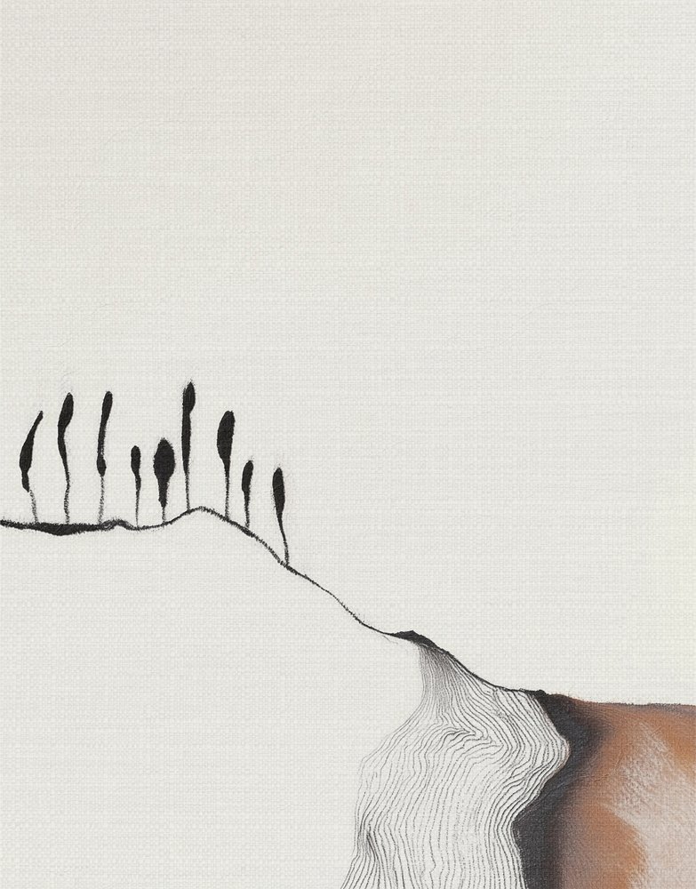 Minimalistische bergsereniteit door Alma