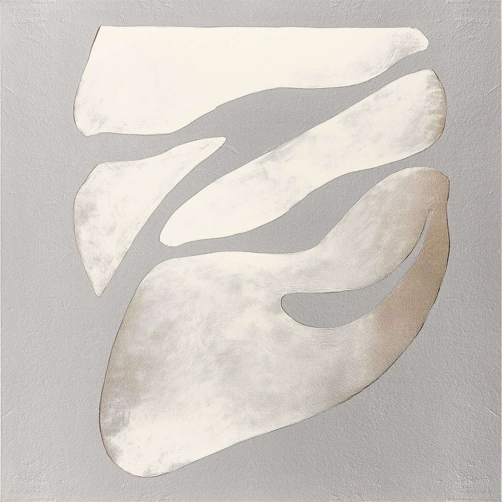 Neutrale, vloeiende vormen door Alma