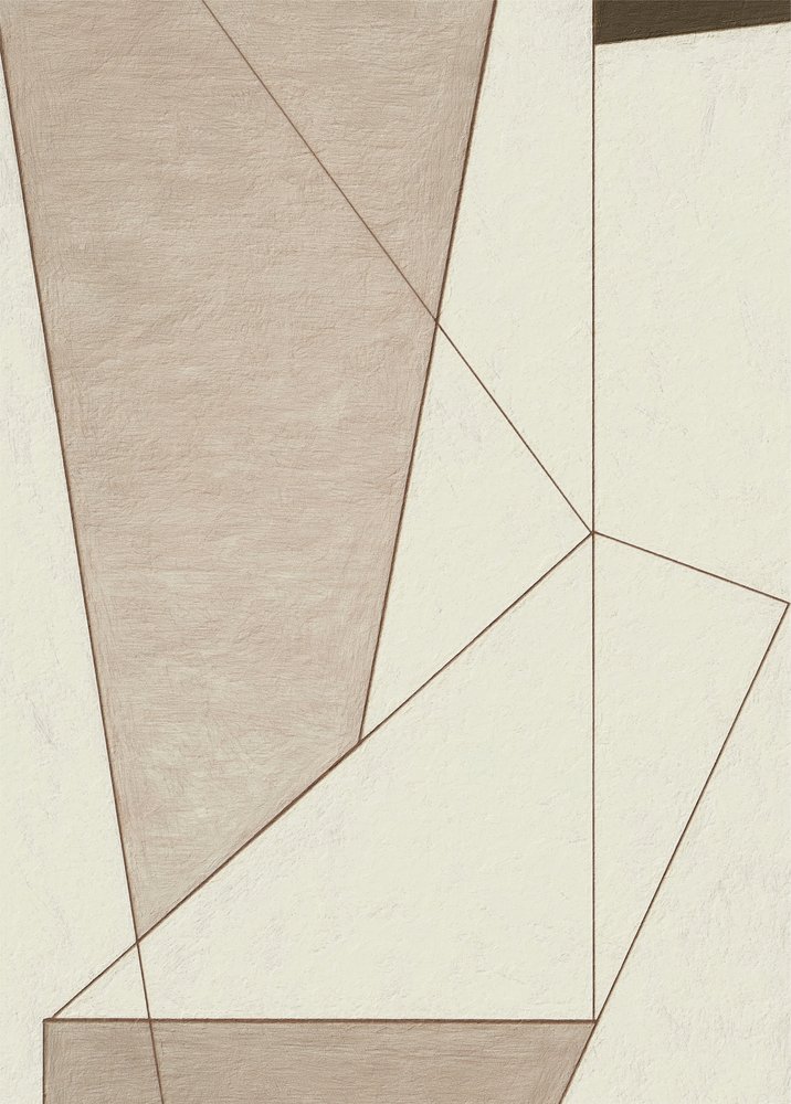 Neutrale geometrische compositie door Alma