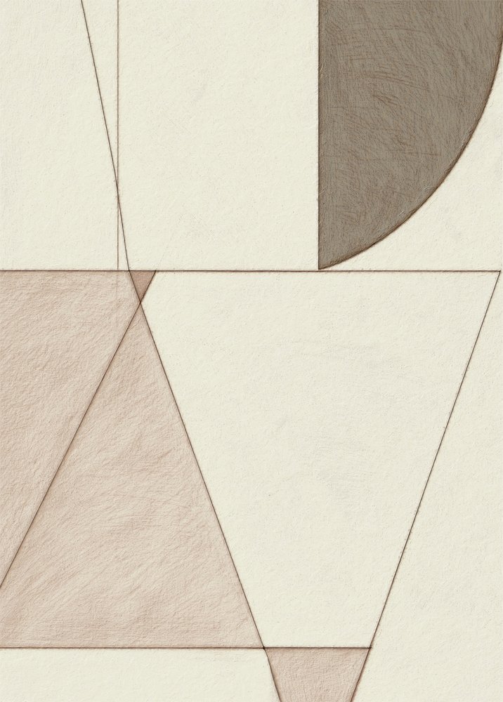 Neutrale geometrische vormen door Alma