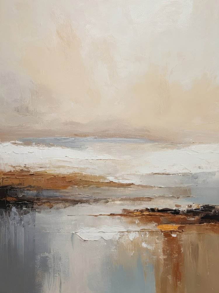 Rustige abstracte horizon door Alpenglow Workshop