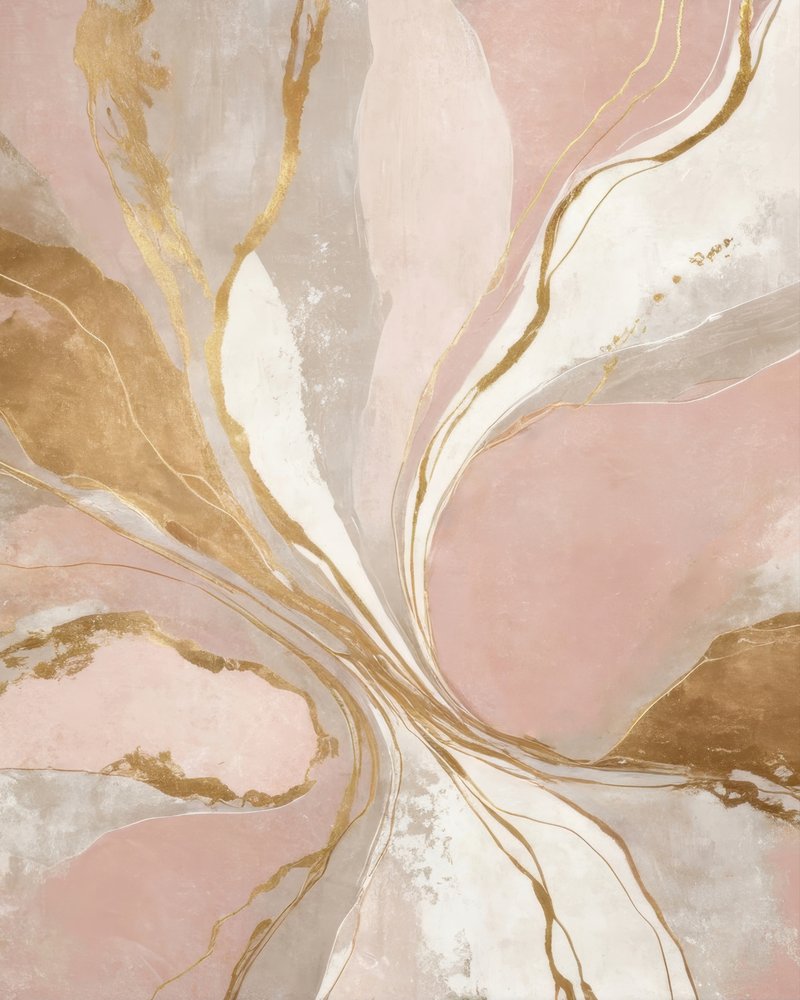 Goudkleurige Blush Flow door Alpenglow Workshop