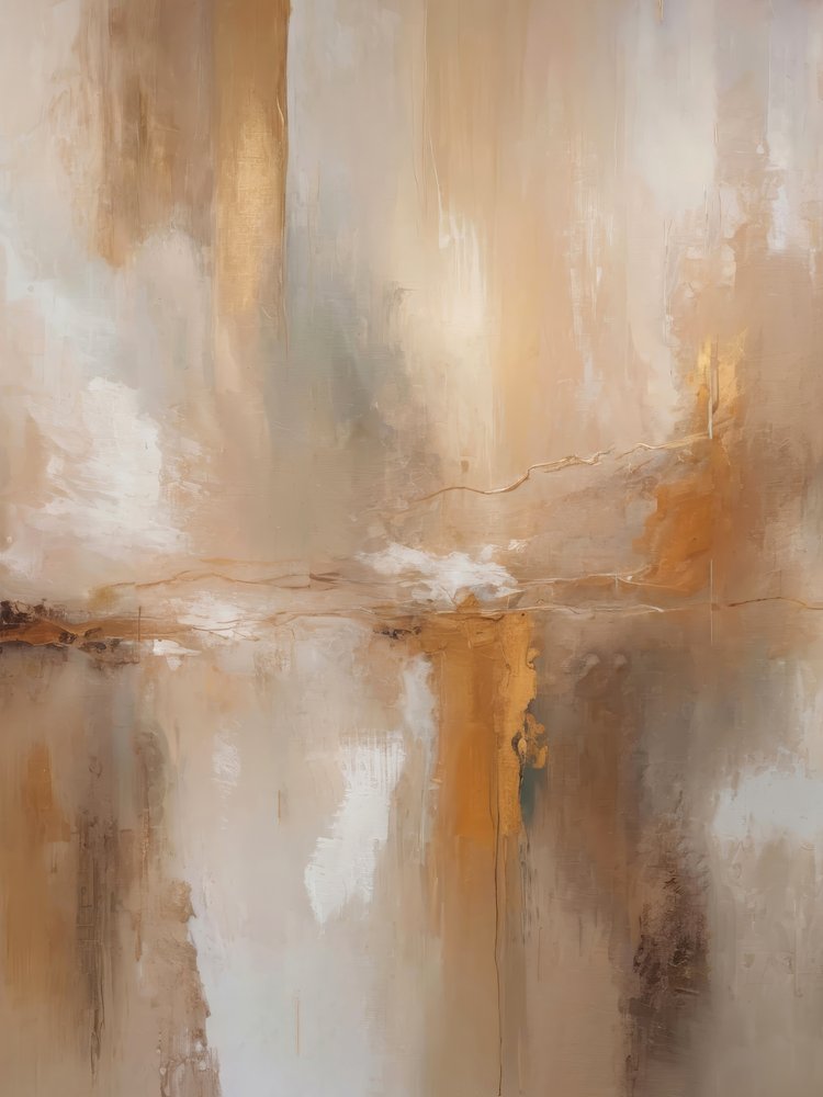 Gouden abstracte stroming door Alpenglow Workshop