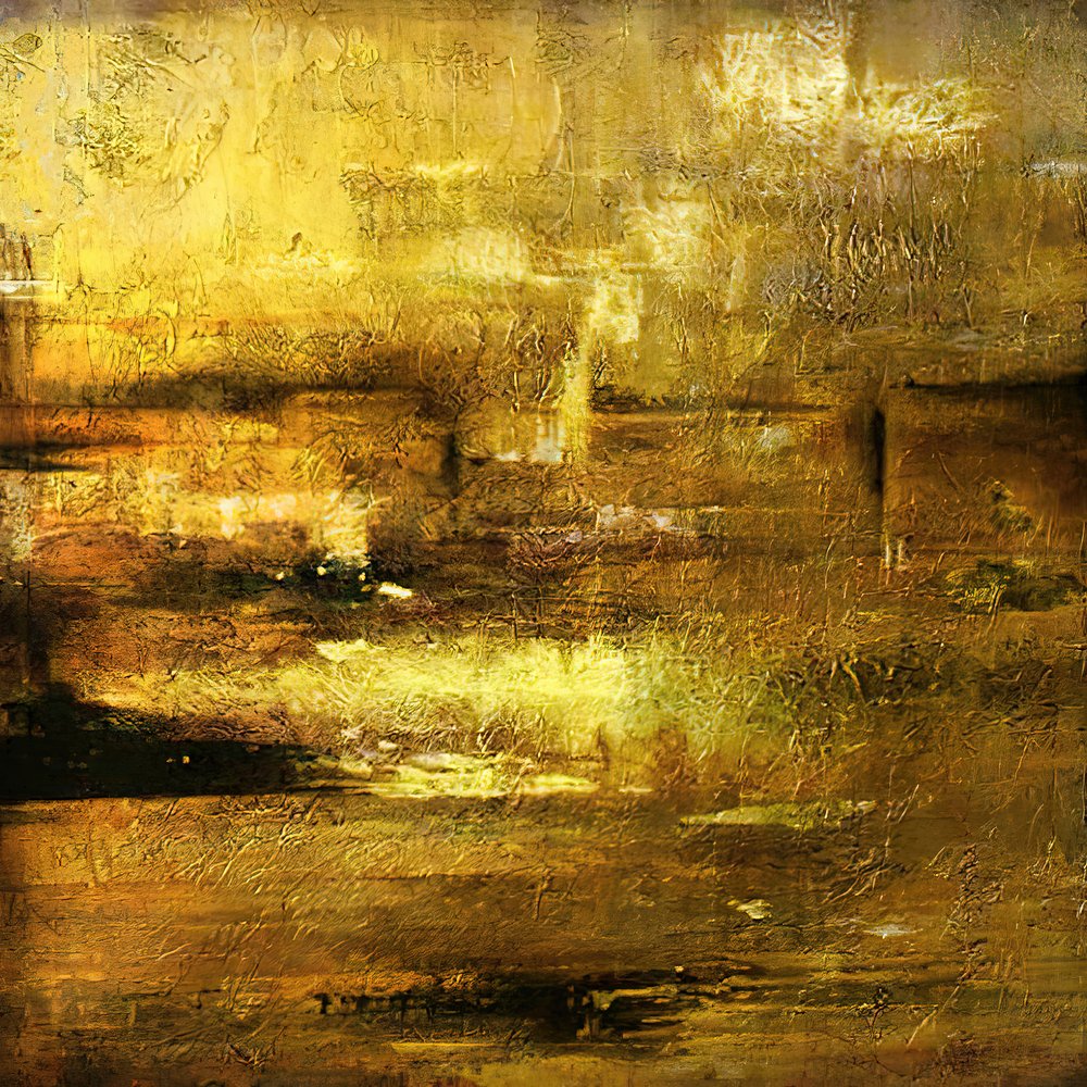 Abstracte voorstelling van de Gouden Aarde door Alpenglow Workshop