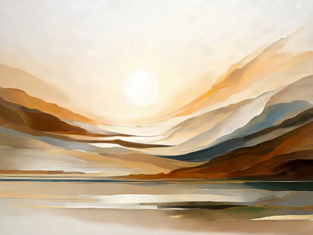 Landschap Golden Horizon door Alpenglow Workshop