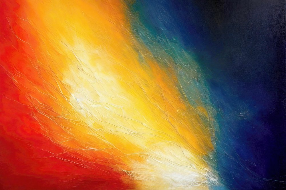 Levendige abstracte kleurenuitbarsting door Alpenglow Workshop