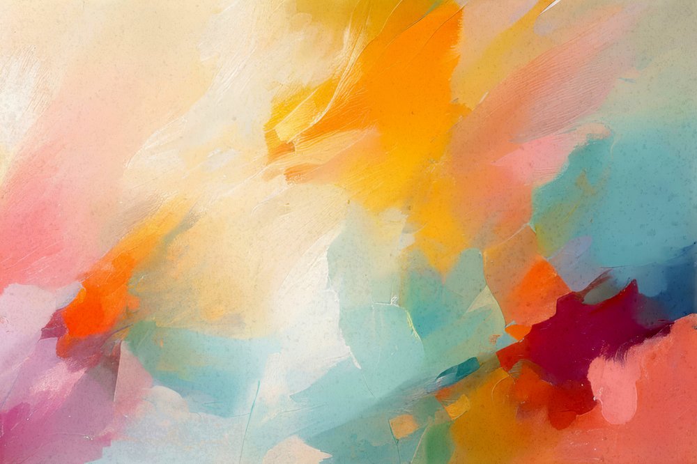 Levendige abstracte stroming door Alpenglow Workshop