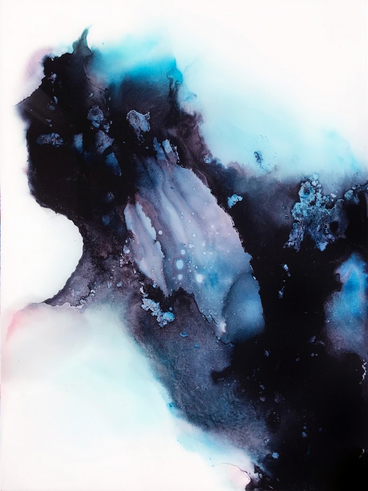 Diepblauwe nevel door Alyson Storms