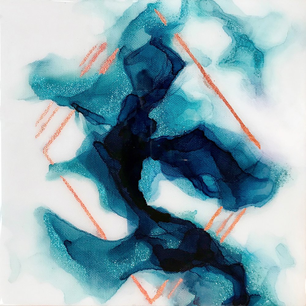 Diepgroenblauw koperkleurig door Alyson Storms