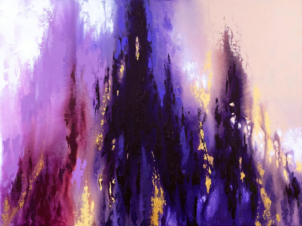 Diep paars met glans door Alyson Storms