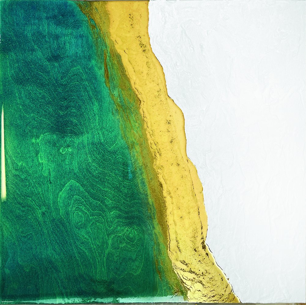 Emerald Gold Flow door Alyson Storms