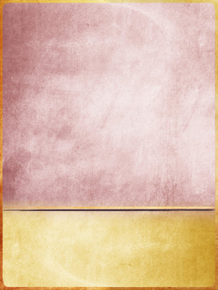 Roze gouden horizon door Alyson Storms