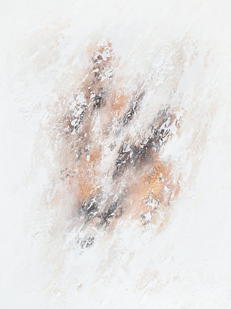 Gesteente met textuur: abstracte stroming door Alyson Storms