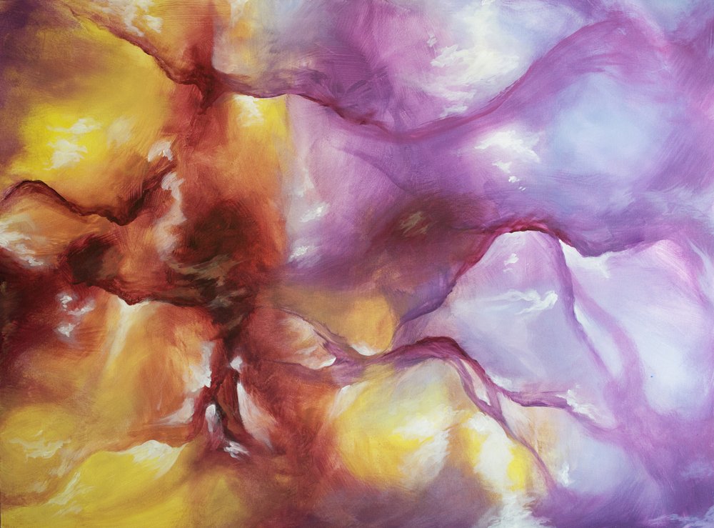 Levendige kosmische stroom door Alyson Storms